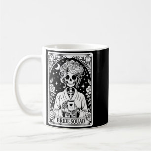 Bride Squad Skeleton Wedding Bachelorette Gothic Coffee Mug