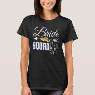 Bride Squad Wedding Party Bridal Proposal  Bridesm T-Shirt