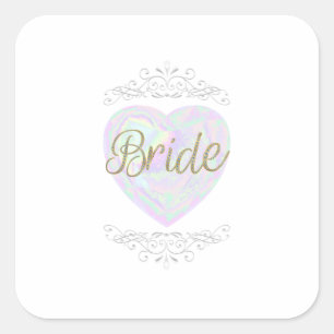 Bride sticker