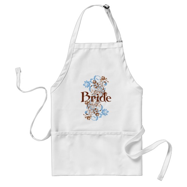 Bride Swirl Wedding Gift Standard Apron (Front)