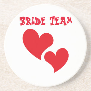 Bride team coaster