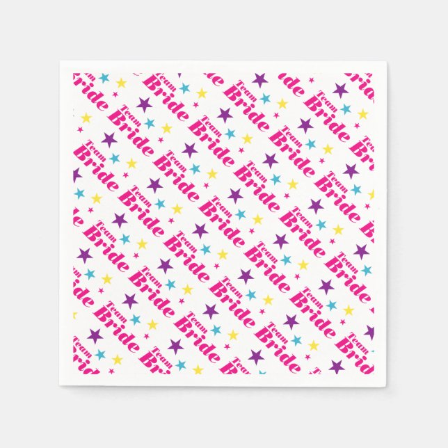 Bride team napkin (Front)