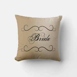 Bride Throw Pillow- MVB Design 2 Cushion