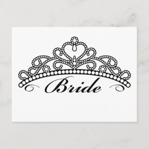 Bride Tiara Postcard