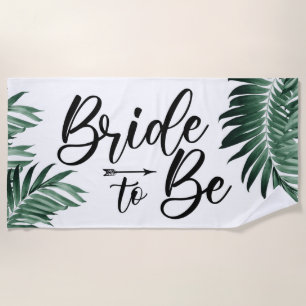 bride to be, bachelorette, personalised beach  beach towel