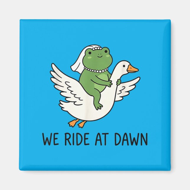 Bride To Be Bachelorette Wedding Frog Meme Rides Magnet (Front)