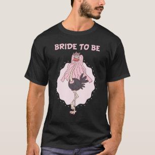 Bride To Be Bird Bouquet Wedding Hen Party T-Shirt