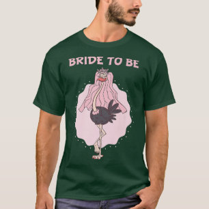 Bride To Be Bird Bouquet Wedding Hen Party T-Shirt