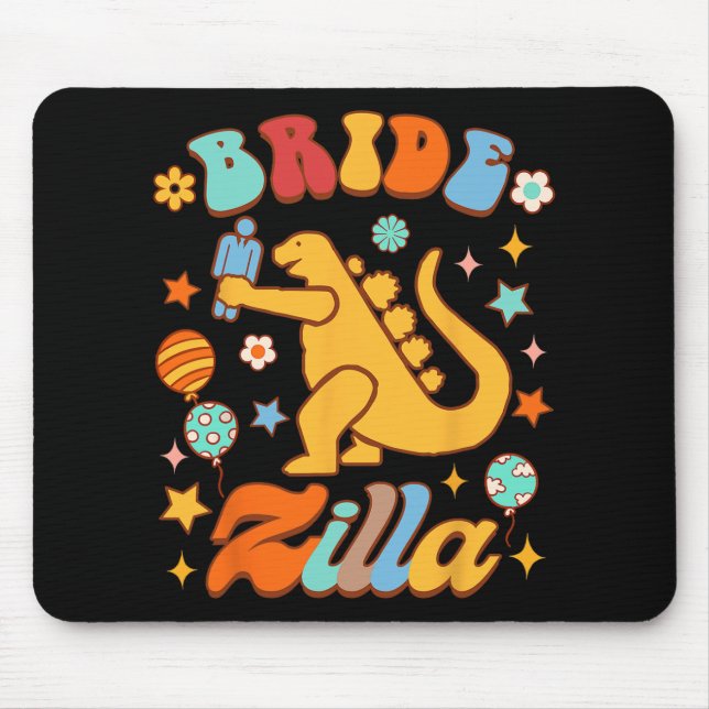 Bride To Be Bridal Bride Shower Bachelorette Bride Mouse Pad (Front)