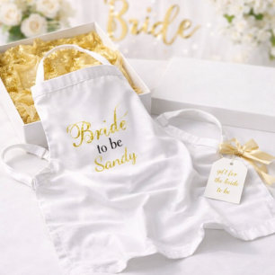 Bride to be Bridal Shower Gift Idea  Standard Apron
