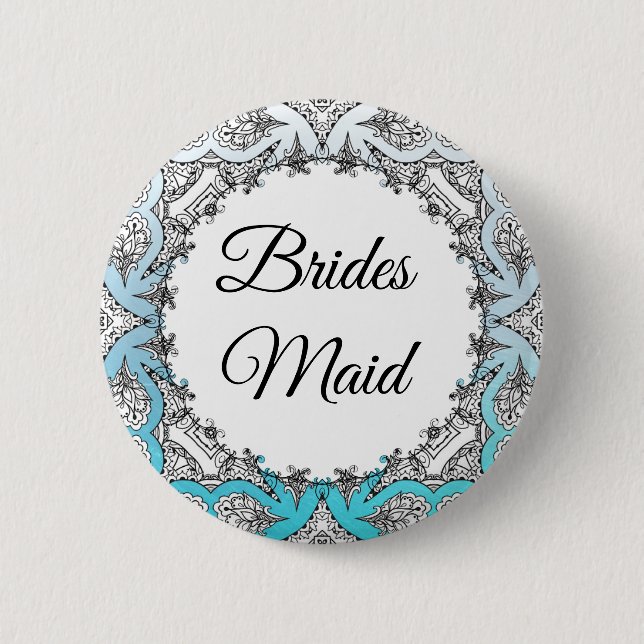 Bride to Be Bridesmaid Party  button (Front)