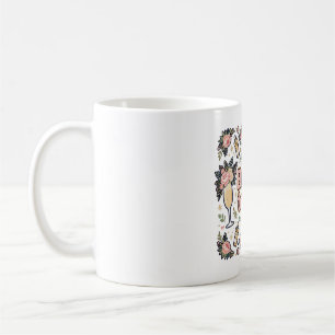 Bride To Be Champagne Floral Bachelorette Gift Coffee Mug