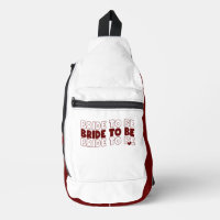 Bride-to-be Compact Burgundy White