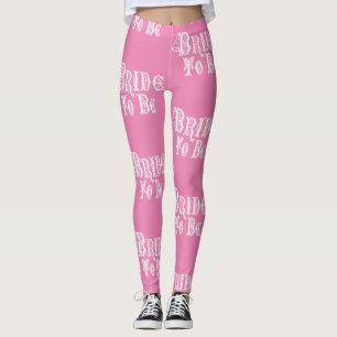 Bride To Be Customise Background Colour Leggings