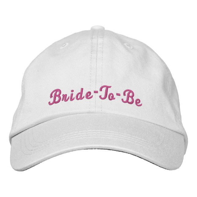 Bride To Be Embroidered Hat (Front)