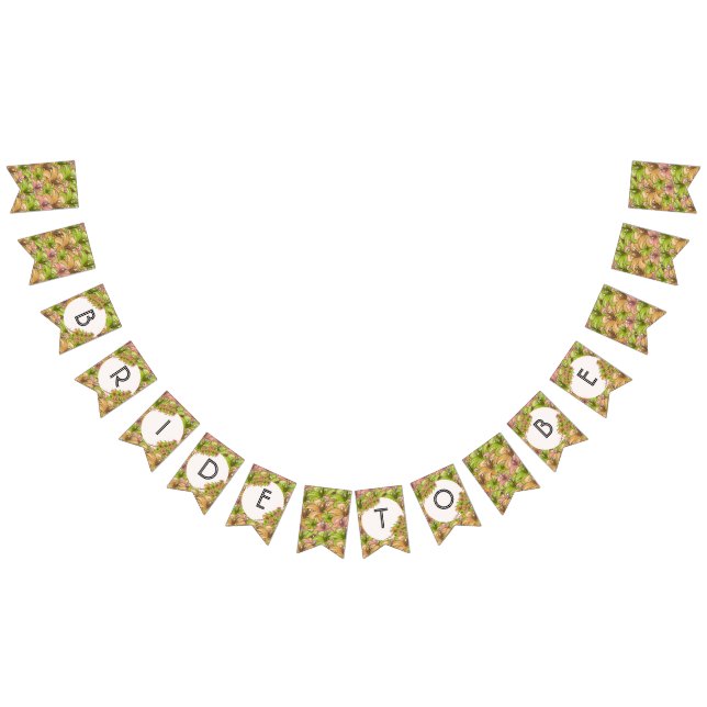 Bride to be floral bunting  (All)