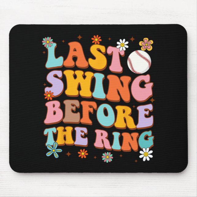 Bride To Be Last Swing Before The Ring Tennis Bach Mouse Pad (Front)
