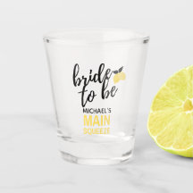 Bride to Be Lemons Main Squeeze Personalised