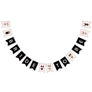 Bride To Be Lingerie Bridal Bachelorette Bunting