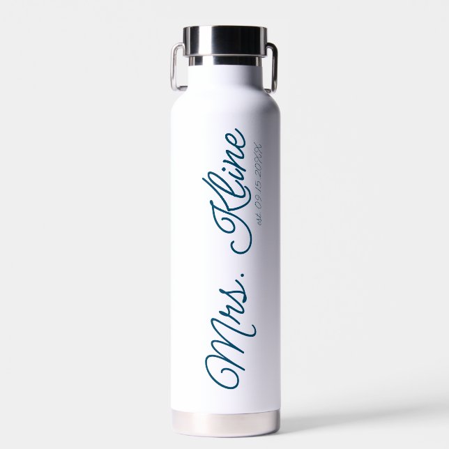 Bride to Be Personalised Water Bottle (Front)