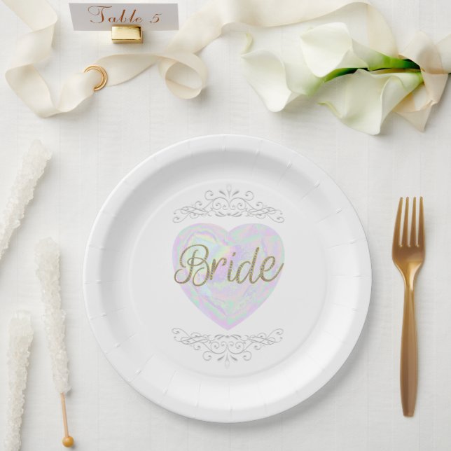 Bride to be Plates (Wedding)