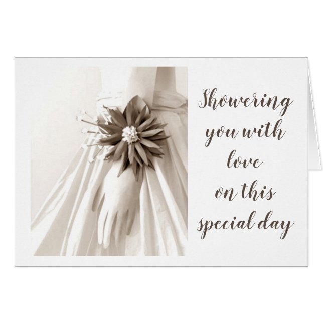 **BRIDE TO BE** SHOWERING YOU WITH LOVE TODAY (Front Horizontal)