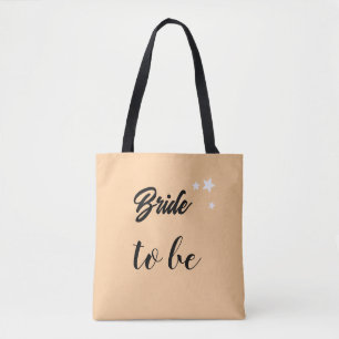 Bride to be tote bag