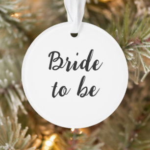 Bride to be Tree Ornament