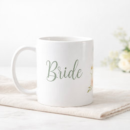 Bride to Be Wildflower Garden Personalized Coffee Mug