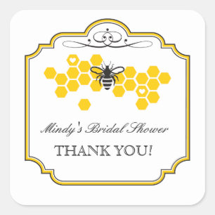 Bride to Bee Bridal Shower Favour Sticker