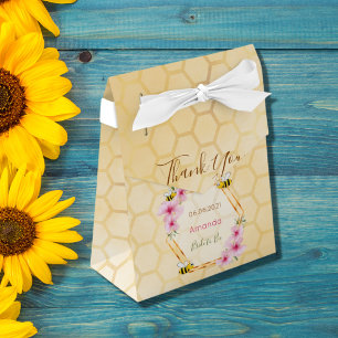 Bride to Bee Bridal shower honeycomb thank you Favour Box