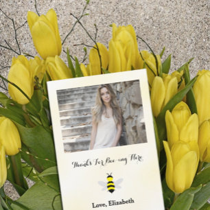 Bride To Bee Bridal Shower Thank You Card