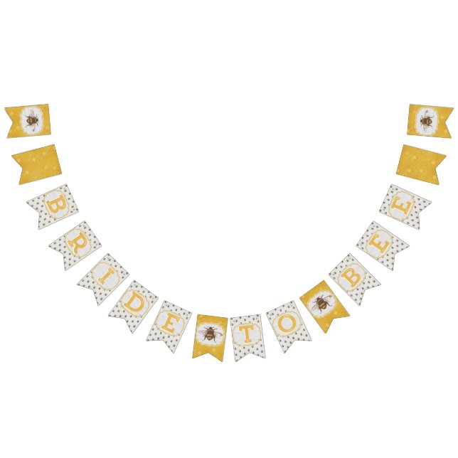Bride To Bee - Honeycomb-extra bees Bunting (All)