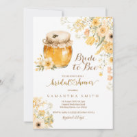 Bride to Bee Watercolor Honey Jar Bridal Shower