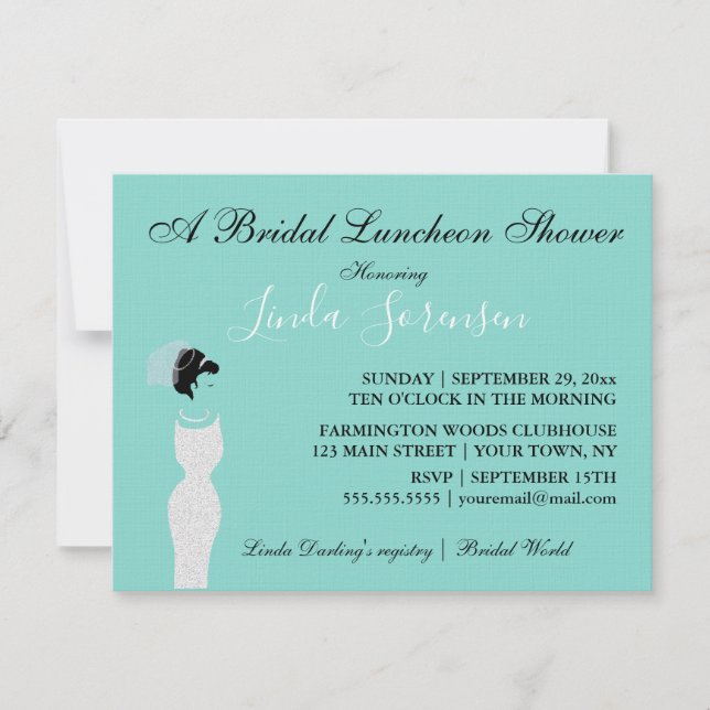 Bride Touch Of Silver Bridal Luncheon Tea Party (Front)