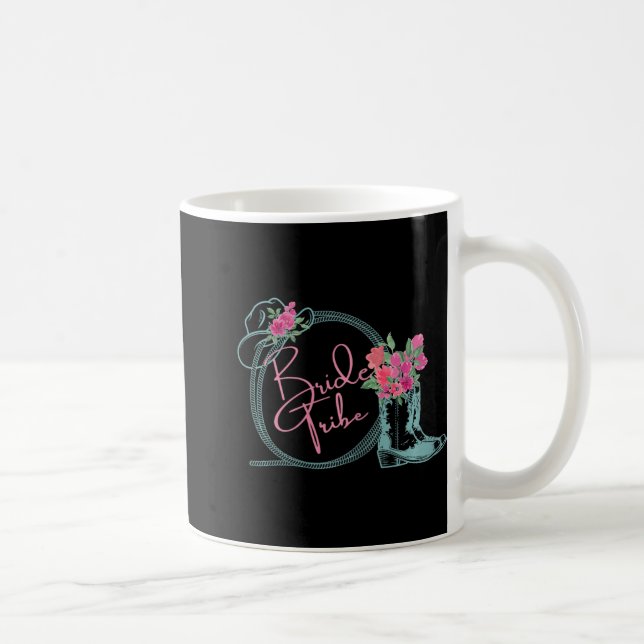 Bride Tribe Bachelorette Nashville Country Coastal Coffee Mug (Right)