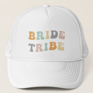 Bride Tribe Bachelorette Party 90s Classic Theme Trucker Hat