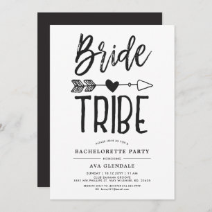 Bride Tribe   Bachelorette Party Invitation