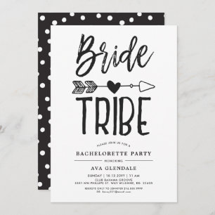 Bride Tribe   Bachelorette Party Spotted Invitation