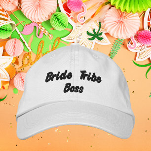 Bride Tribe Boss, Bachelorette Party Wedding Embroidered Hat