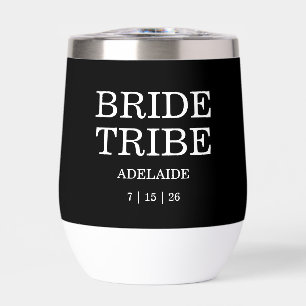 Bride Tribe Bridal Party Black