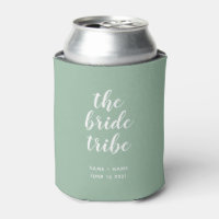 Bride Tribe Bridal Party Bridesmaid Sage Green