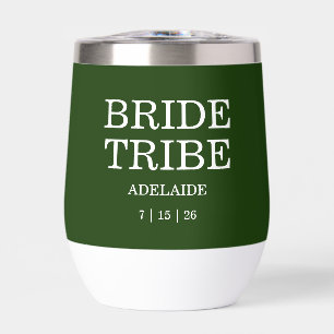 Bride Tribe Bridal Party Hunter Green