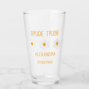 Bride Tribe Bridesmaid Glass