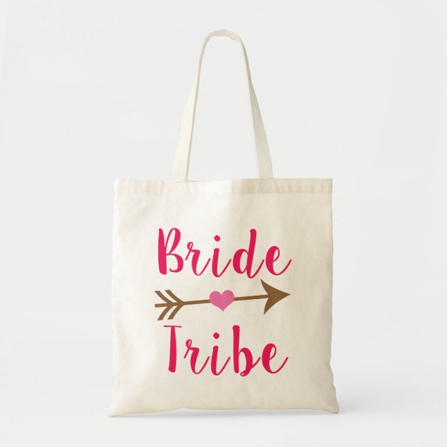 Bride Tribe Bridesmaid Tote Bag (Front)