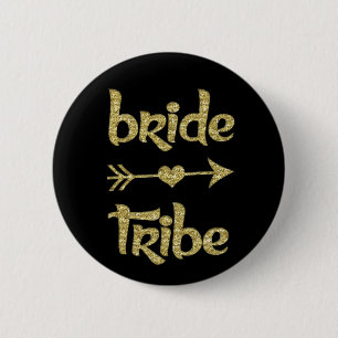 Bride Tribe Bridesmaid women's 6 Cm Round Badge