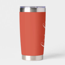 Bride Tribe Bridesmaids Script Burnt Orange Chic