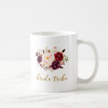 Bride Tribe Coffee Mug - Floral, Roses<br><div class="desc">Treat your bridal party with this beautifully designed coffee mug.  It features beautifully painted roses paired with "bride tribe" in a fun and modern script.</div>