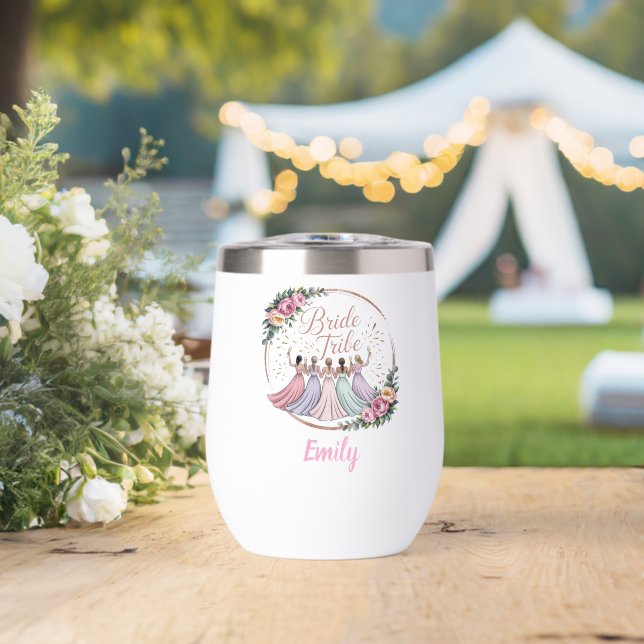 Bride Tribe Custom Name Bachelorette Party  (Wedding (Rotated))