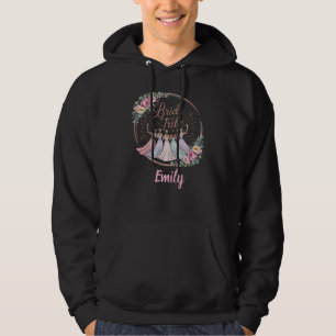 Bride Tribe Custom Name Bachelorette Party Hoodie